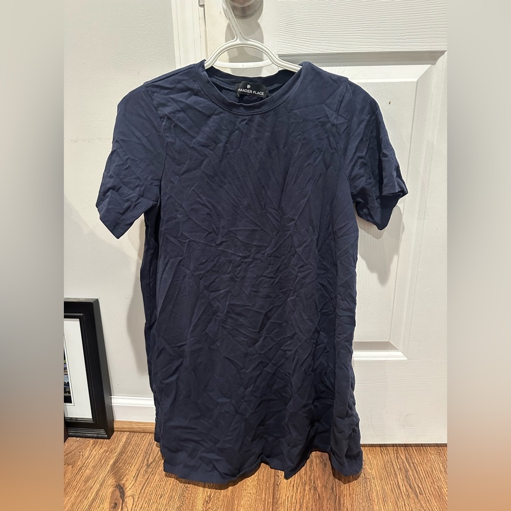 Navy T Shirt Dress